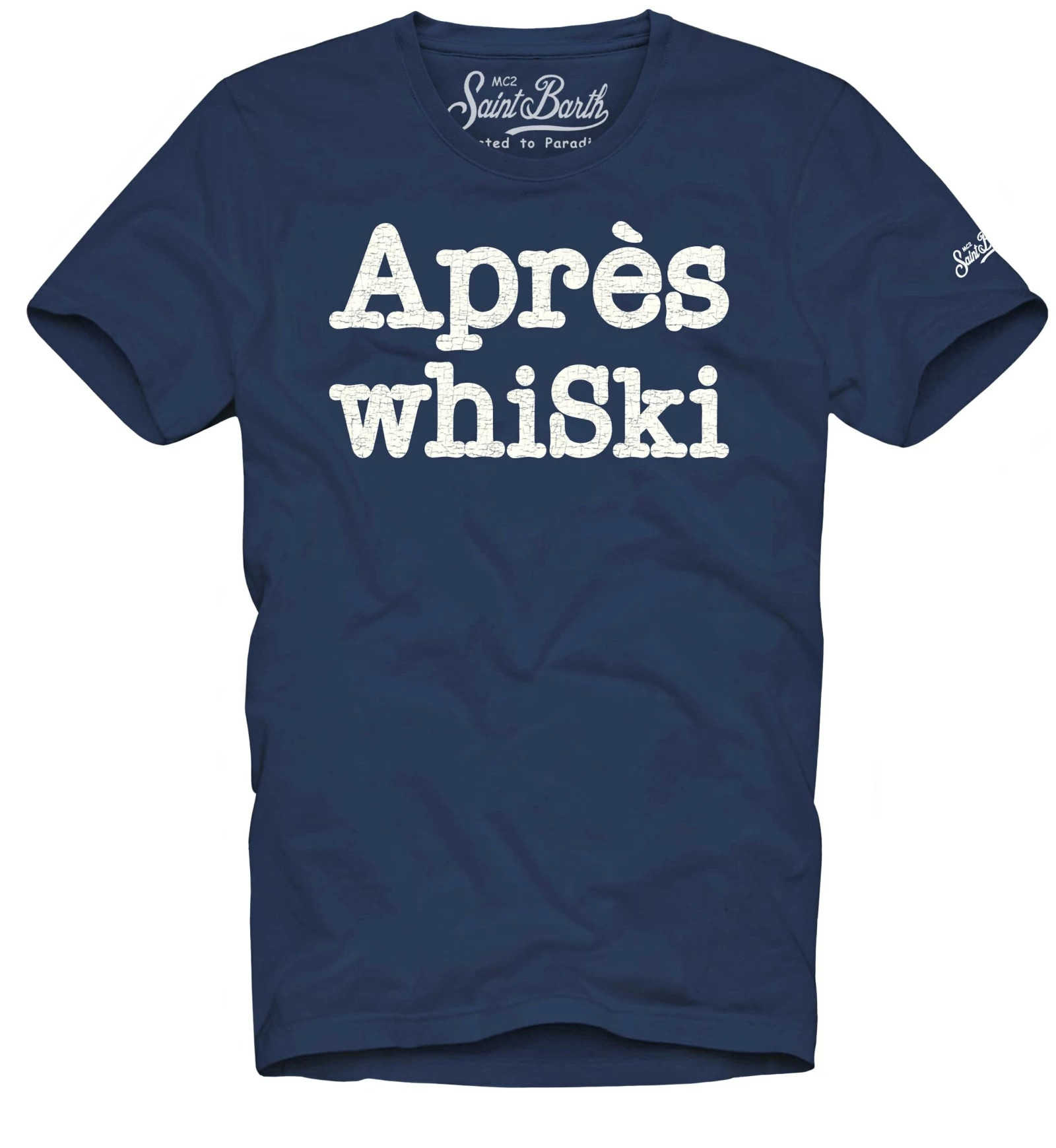 MC2 Saint Barth Whi-ski Blue T-shirt – Men 3 MC2 Saint Barth Whi-ski Blue T-shirt – Men - Afbeelding 3