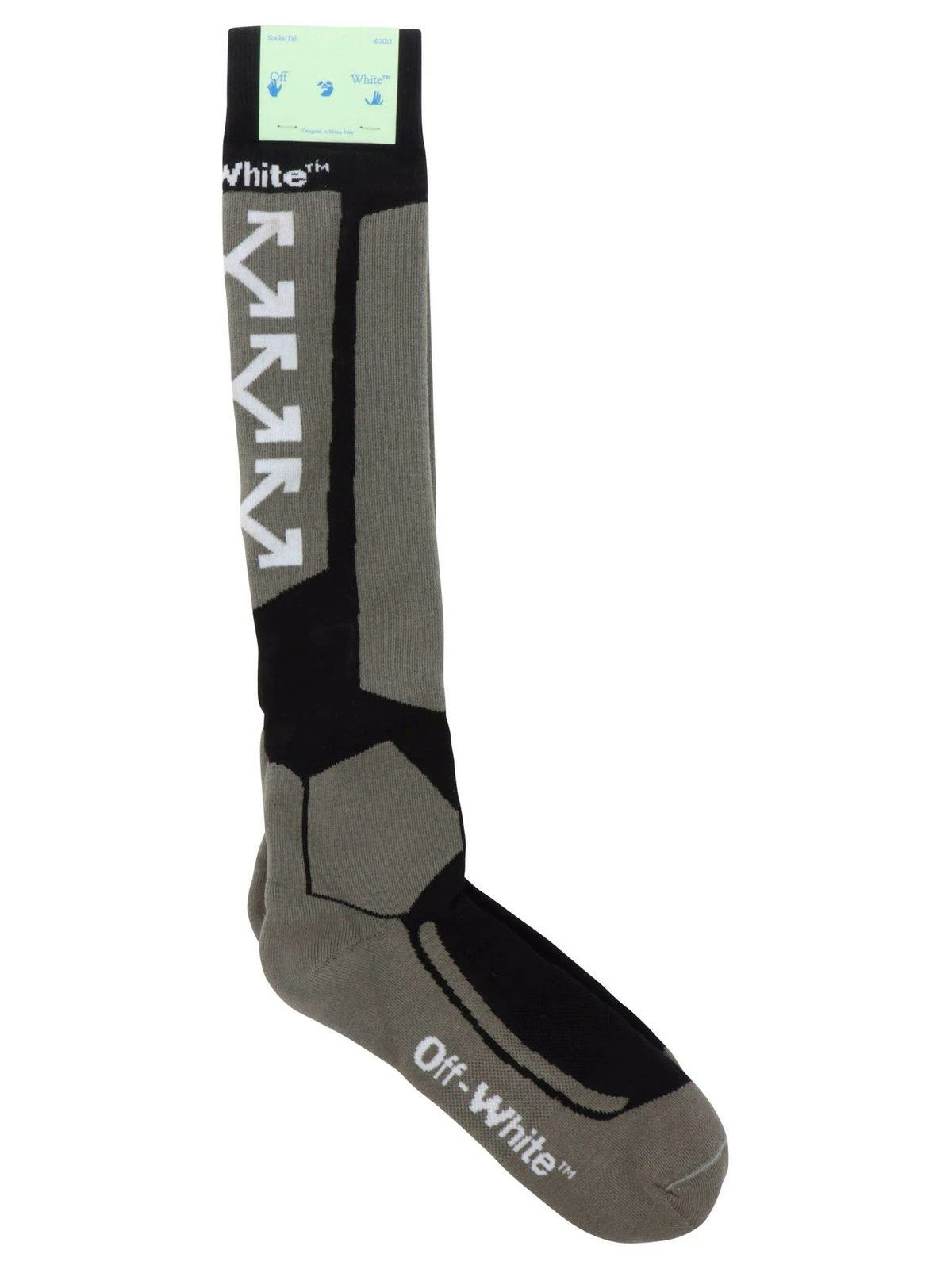 Off-White Logo Intarsia Ski Socks – Men 1 Off-White Logo Intarsia Ski Socks – Men