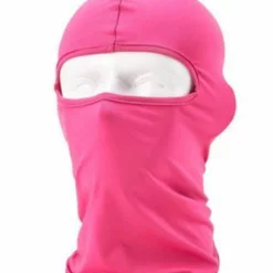 Merkloos Bivakmuts Voor Snowboarden - Skiën - Wielrennen - Schaatsen - Nekwarmer - One Size - Volwassenen - Roze