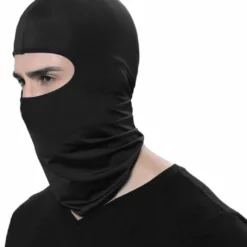 Bivakmuts Voor O.a. Skien, Snowboarden, Motorrijden, Wielrennen & Schaatsen - Gezichtsmasker Balaclava Bivak Muts Nekwarmer - One Size / Unisex - Volwassenen - Zwart
