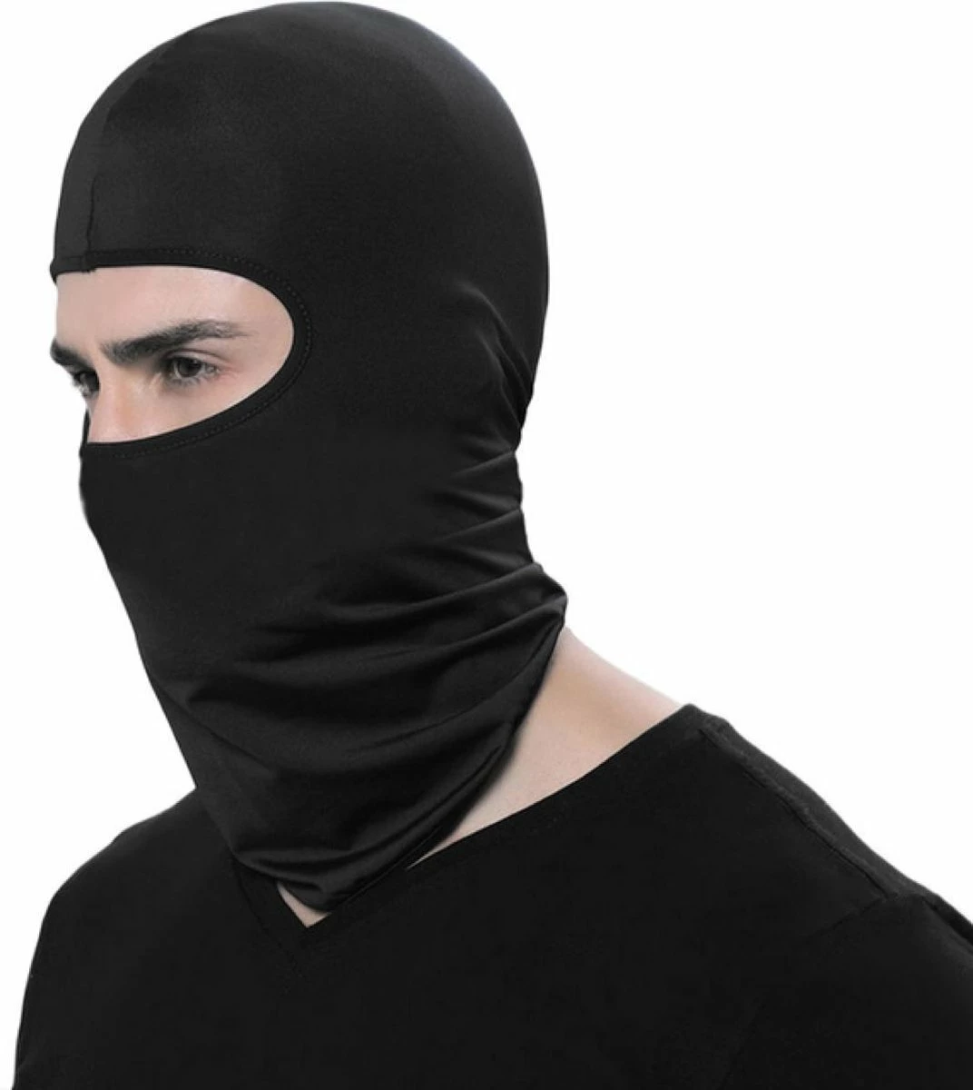 Bivakmuts Voor O.a. Skien, Snowboarden, Motorrijden, Wielrennen & Schaatsen - Gezichtsmasker Balaclava Bivak Muts Nekwarmer - One Size / Unisex - Volwassenen - Zwart 1 Bivakmuts Voor O.a. Skien, Snowboarden, Motorrijden, Wielrennen & Schaatsen - Gezichtsmasker Balaclava Bivak Muts Nekwarmer - One Size / Unisex - Volwassenen - Zwart