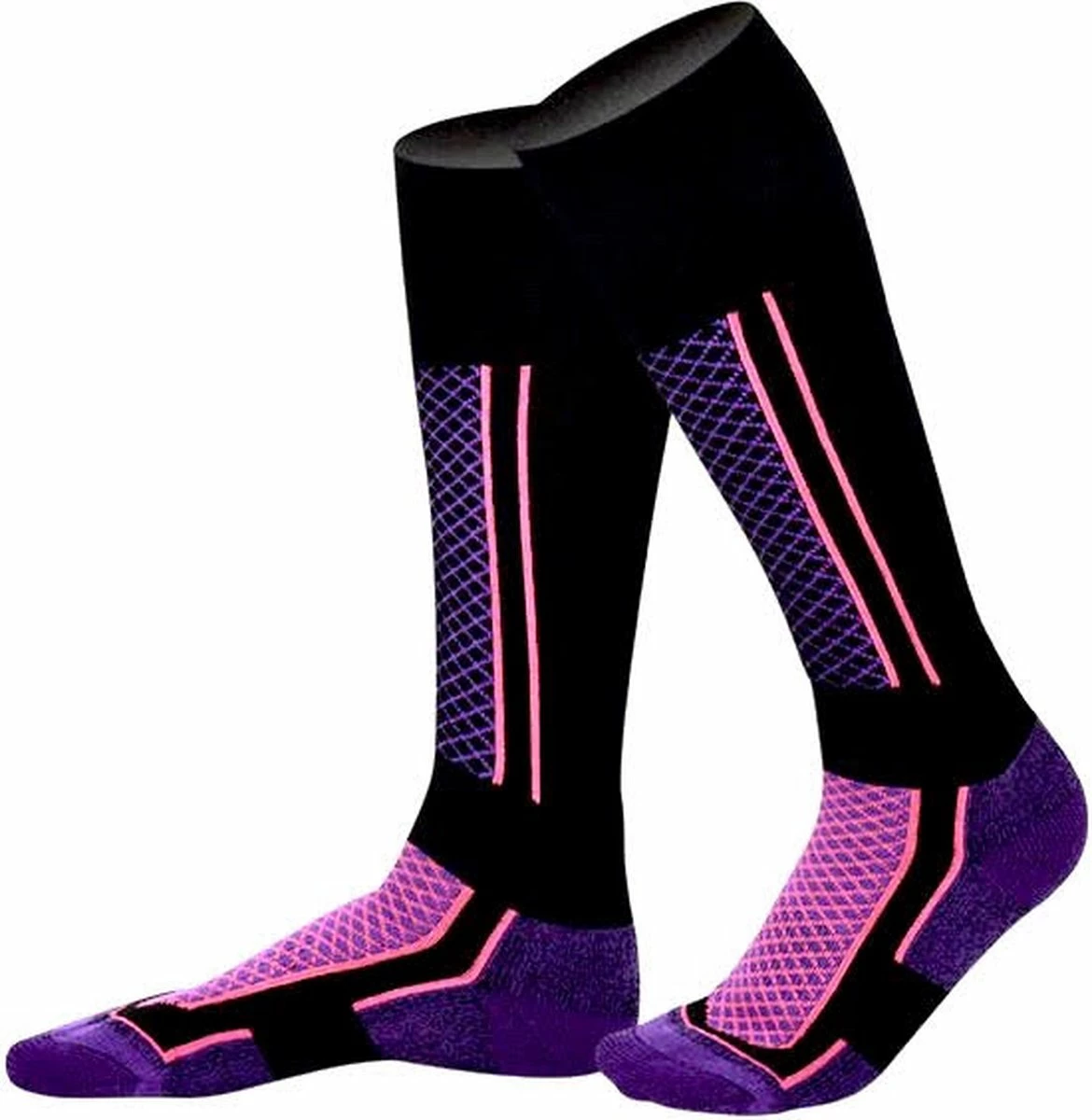 Seazy Skisokken - Wintersportsokken - Skiën, Snowboarden Of Wandelen - Dames - Goede Vochtafvoer - Maat 36-42 1 Seazy Skisokken - Wintersportsokken - Skiën, Snowboarden Of Wandelen - Dames - Goede Vochtafvoer - Maat 36-42