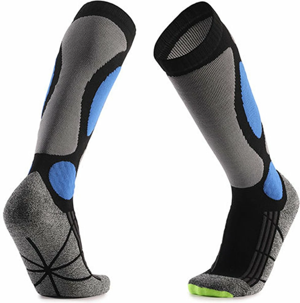 MyStand Skisokken - Wintersportsokken - Skiën Snowboarden Of Wandelen - Wintersokken Compressie - Dames/Heren - One Size - Maat 37 Tot 47 - Blauw 1 MyStand Skisokken - Wintersportsokken - Skiën Snowboarden Of Wandelen - Wintersokken Compressie - Dames/Heren - One Size - Maat 37 Tot 47 - Blauw