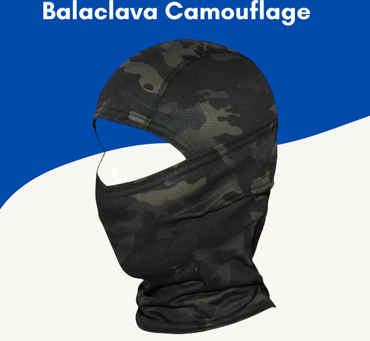 Supertarget - Bivakmuts Balaclava - Camouflage - Bivak Muts Nekwarmer - One Size/Unisex - Gezichtsmasker Voor O.a. Skien, Snowboarden, 1 Supertarget - Bivakmuts Balaclava - Camouflage - Bivak Muts Nekwarmer - One Size/Unisex - Gezichtsmasker Voor O.a. Skien, Snowboarden,