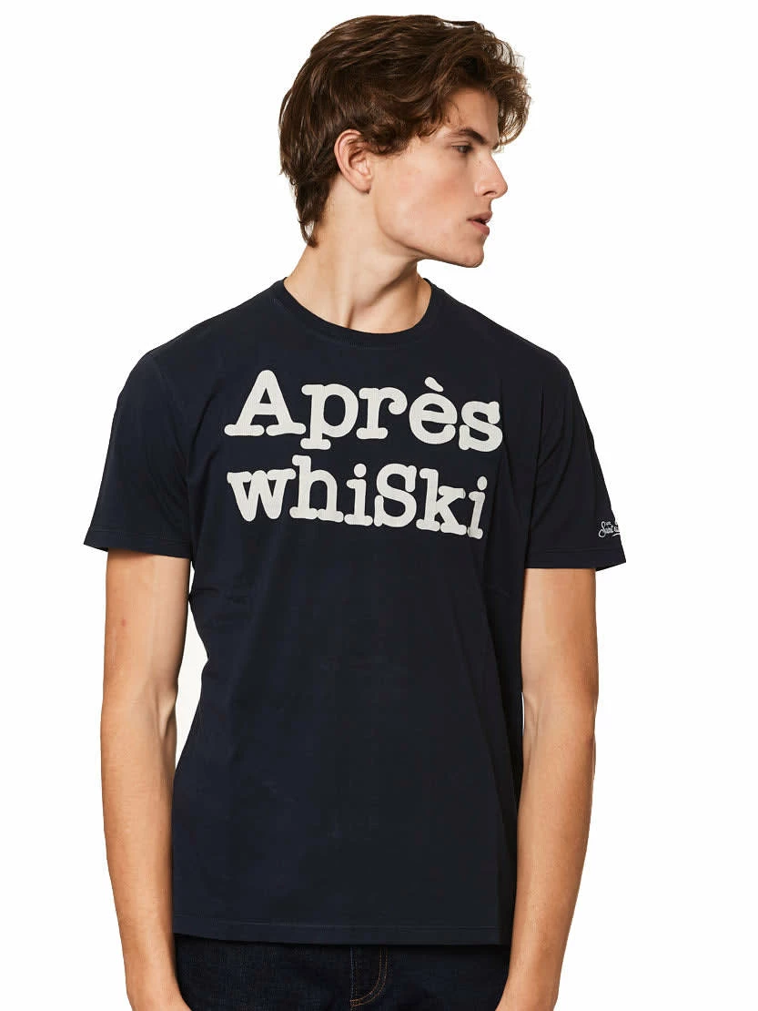 MC2 Saint Barth Whi-ski Blue T-shirt – Men 1 MC2 Saint Barth Whi-ski Blue T-shirt – Men