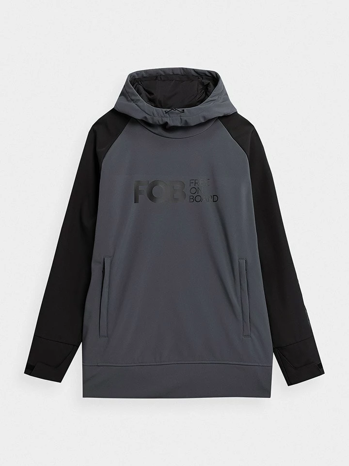 4F Ski-/snowboardjas Antraciet/zwart 1 4F Ski-/snowboardjas Antraciet/zwart