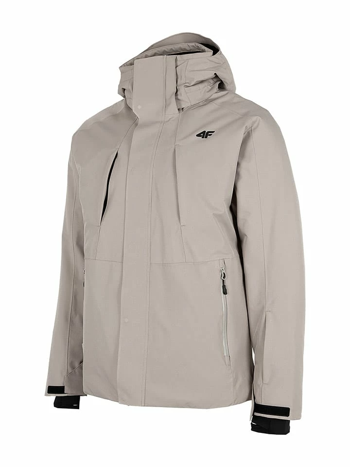 4F Ski-/snowboardjas Beige 1 4F Ski-/snowboardjas Beige