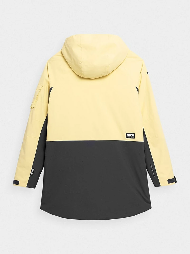 4F Ski-/snowboardjas Geel/zwart 2 4F Ski-/snowboardjas Geel/zwart - Afbeelding 2