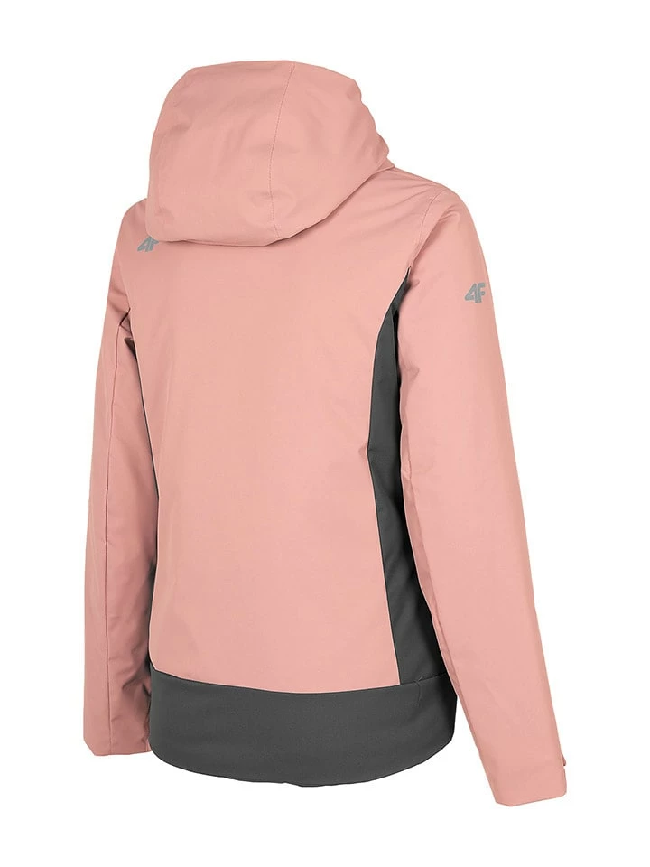 4F Ski-/snowboardjas Lichtroze/grijs 2 4F Ski-/snowboardjas Lichtroze/grijs - Afbeelding 2