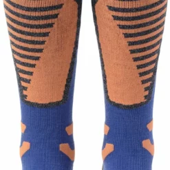 NOMAD® Skisokken Pro Merinowol 1-Pack | Maat 39/42 Blauw | Skiën / Snowboarden / Wandelen | Goede Vochtafvoer | Extra Versteviging | Ski Sokken Heren / Dames