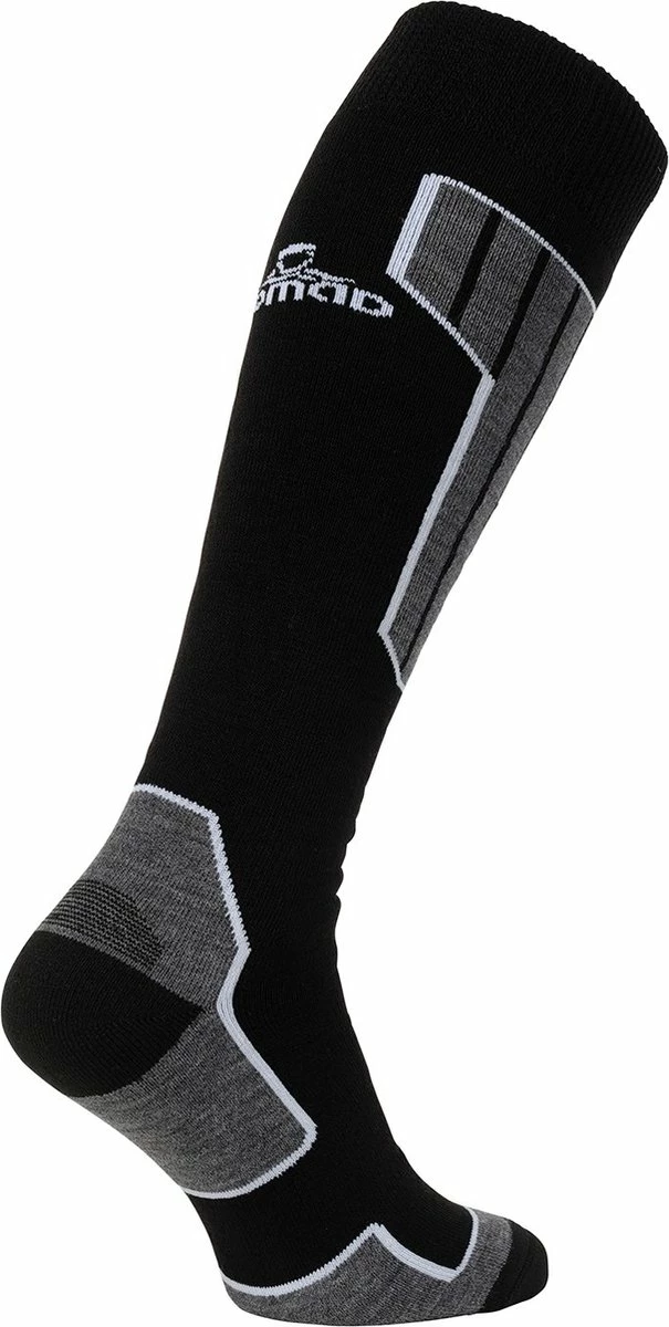 NOMAD® Skisokken Essential 2-Pack | Maat 35/38 Zwart | Skiën / Snowboarden / Wandelen | Goede Vochtafvoer | Extra Versteviging | Ski Sokken Heren / Dames 5 NOMAD® Skisokken Essential 2-Pack | Maat 35/38 Zwart | Skiën / Snowboarden / Wandelen | Goede Vochtafvoer | Extra Versteviging | Ski Sokken Heren / Dames - Afbeelding 5