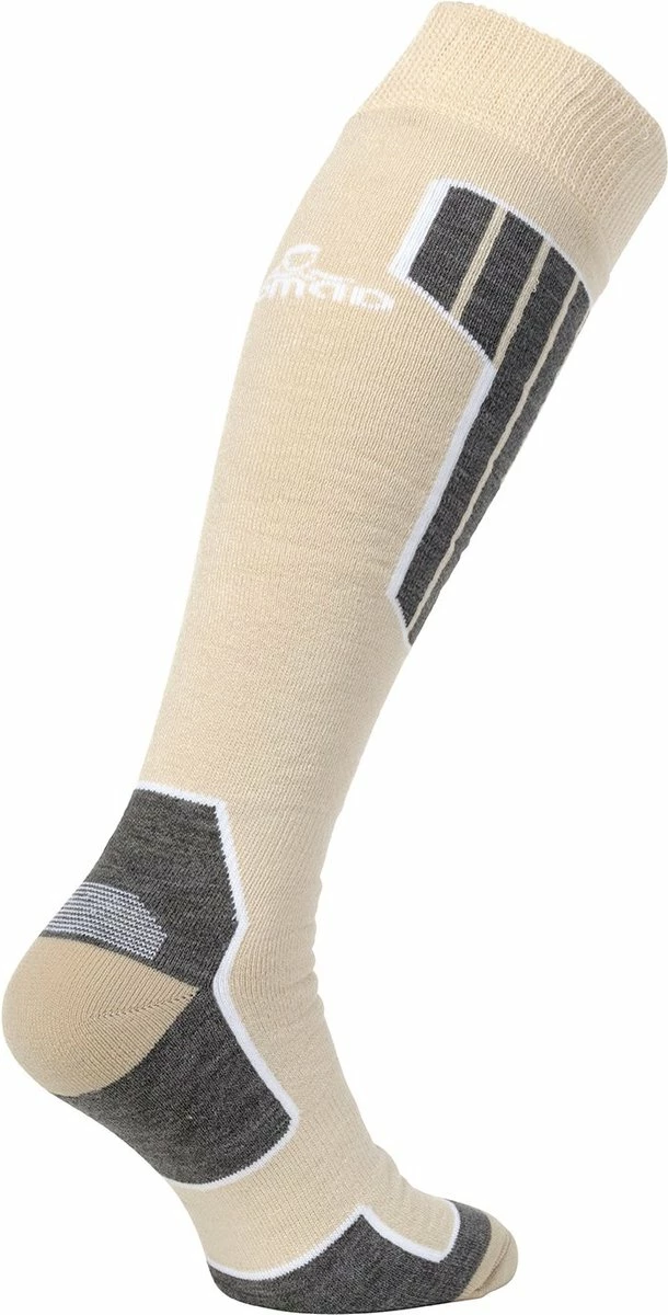 NOMAD® Skisokken Essential 2-Pack | Maat 39/42 Beige | Skiën / Snowboarden / Wandelen | Goede Vochtafvoer | Extra Versteviging | Ski Sokken Heren / Dames 4 NOMAD® Skisokken Essential 2-Pack | Maat 39/42 Beige | Skiën / Snowboarden / Wandelen | Goede Vochtafvoer | Extra Versteviging | Ski Sokken Heren / Dames - Afbeelding 4