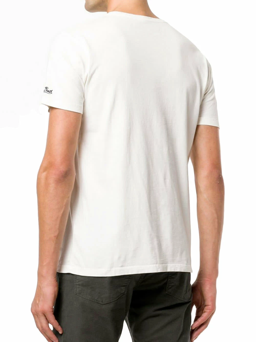 MC2 Saint Barth Après Ski White T-shirt – Men 2 MC2 Saint Barth Après Ski White T-shirt – Men - Afbeelding 2