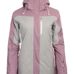 Ski-/snowboardjas "Balta" Grijs/lichtroze