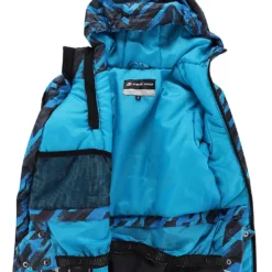 Ski-/snowboardjas "Ghado" Blauw/zwart -TROLLKIDS Winkel alpine pro ski snowboardjas ghado blauw zwart 2
