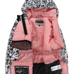 Ski-/snowboardjas "Ghado" Zwart/meerkleurig -TROLLKIDS Winkel alpine pro ski snowboardjas ghado zwart meerkleurig 2