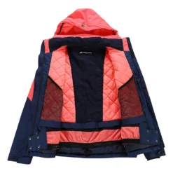 Ski-/snowboardjas "Sardara" Abrikooskleurig/donkerblauw -TROLLKIDS Winkel alpine pro ski snowboardjas sardara abrikooskleurig donkerblauw 2