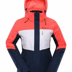 Ski-/snowboardjas "Sardara" Abrikooskleurig/donkerblauw