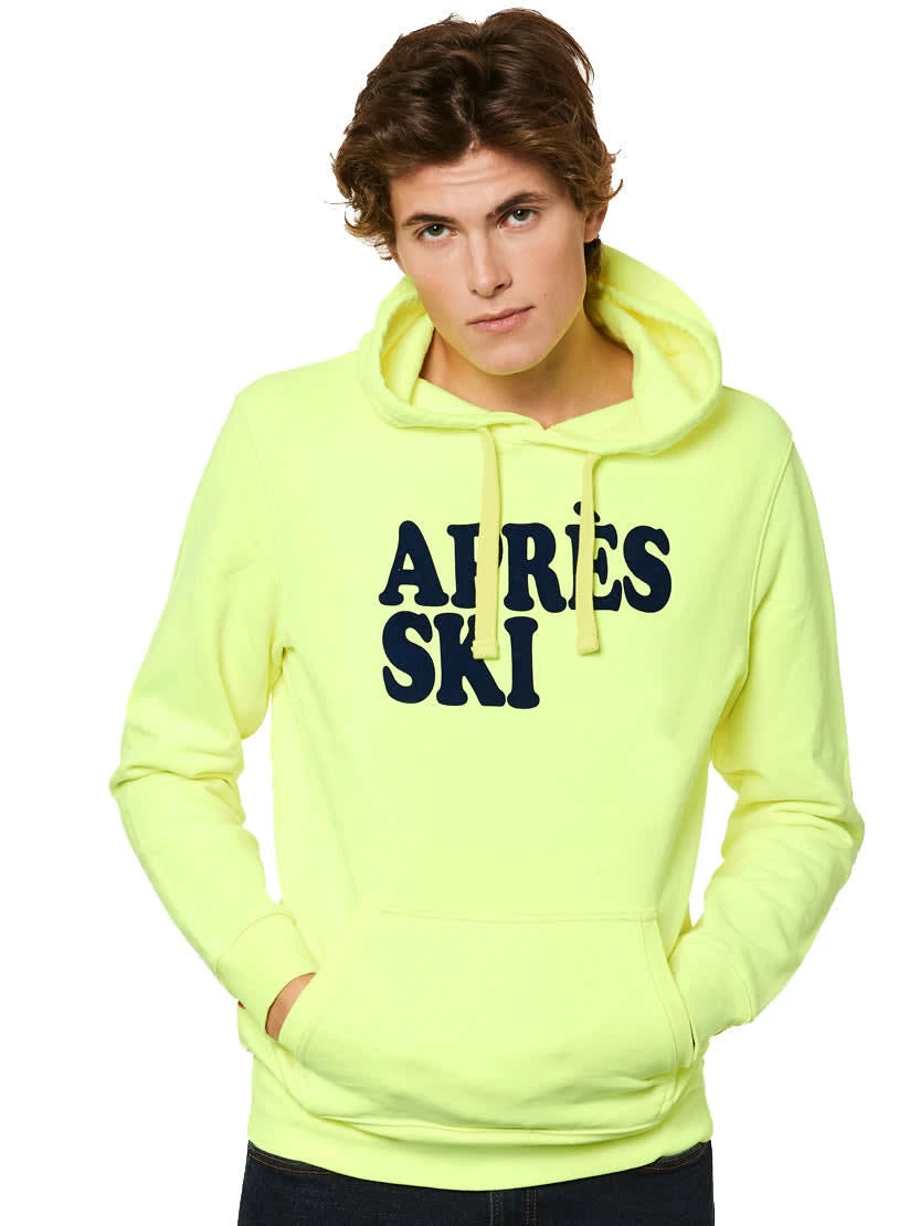 MC2 Saint Barth Après Ski Fluo Yellow Hoodie – Men 2 MC2 Saint Barth Après Ski Fluo Yellow Hoodie – Men - Afbeelding 2