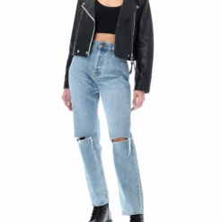 Shoreditch Ski Club Vyner Leather Biker – Women 7 Shoreditch Ski Club Vyner Leather Biker – Women -TROLLKIDS Winkel c04bb54fdb835bf1000cf55d7b5b4904