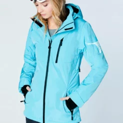 Chiemsee Ski-/snowboardjas "Ruka" Lichtblauw 8 Chiemsee Ski-/snowboardjas "Ruka" Lichtblauw -TROLLKIDS Winkel chiemsee ski snowboardjas ruka lichtblauw 3