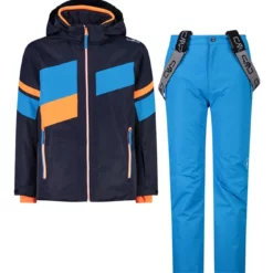 CMP 2-delige Ski-/snowboardoutfit Blauw/donkerblauw
