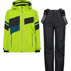 CMP 2-delige Ski-/snowboardoutfit Groen/zwart