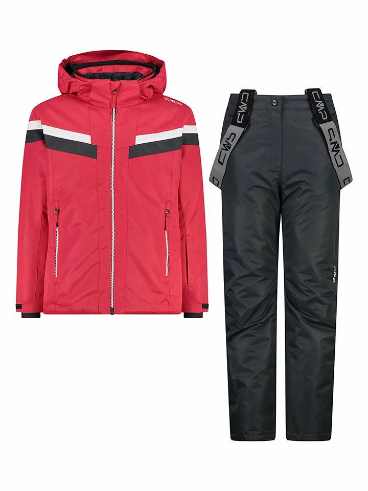 CMP 2-delige Ski-/snowboardoutfit Rood/antraciet 1 CMP 2-delige Ski-/snowboardoutfit Rood/antraciet
