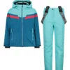 CMP 2-delige Ski-/snowboardoutfit Turquoise