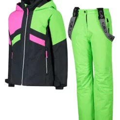CMP 2-delige Ski-/snowboardoutfit Zwart/groen 5 CMP 2-delige Ski-/snowboardoutfit Zwart/groen -TROLLKIDS Winkel cmp 2 delige ski snowboardoutfit zwart groen 1