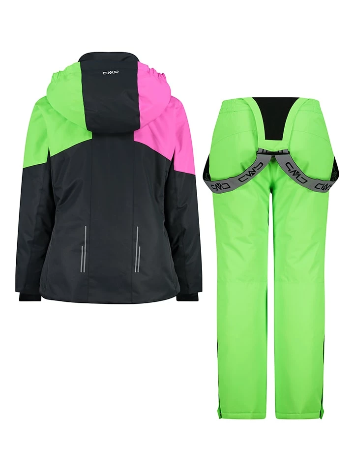 CMP 2-delige Ski-/snowboardoutfit Zwart/groen 3 CMP 2-delige Ski-/snowboardoutfit Zwart/groen - Afbeelding 3