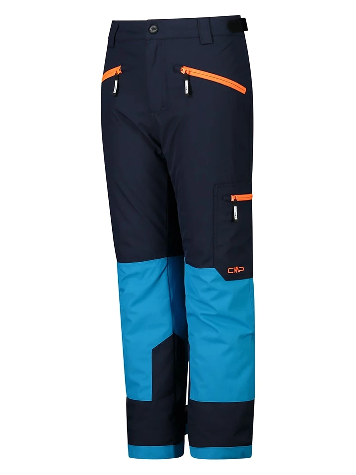 CMP Ski-/snowboardbroek Zwart/blauw 2 CMP Ski-/snowboardbroek Zwart/blauw - Afbeelding 2