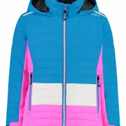CMP Ski-/snowboardjas Blauw/roze/wit
