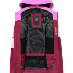 CMP Ski-/snowboardjas Bordeaux/meerkleurig 7 CMP Ski-/snowboardjas Bordeaux/meerkleurig -TROLLKIDS Winkel cmp ski snowboardjas bordeaux meerkleurig 3