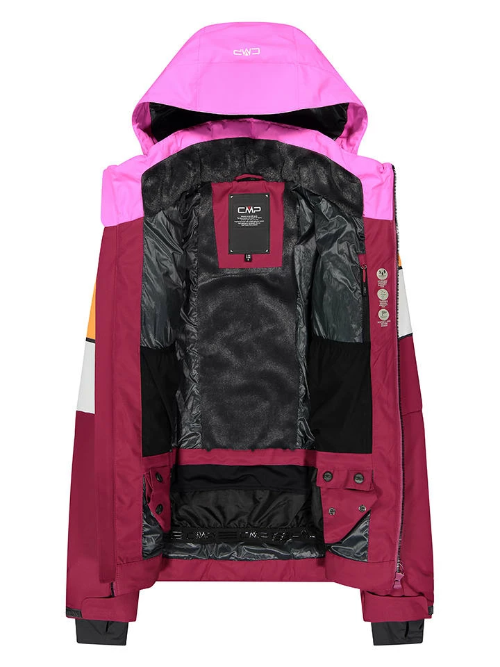 CMP Ski-/snowboardjas Bordeaux/meerkleurig 4 CMP Ski-/snowboardjas Bordeaux/meerkleurig - Afbeelding 4