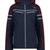 CMP Ski-/snowboardjas Donkerblauw/bordeaux