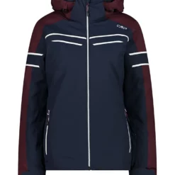 CMP Ski-/snowboardjas Donkerblauw/bordeaux