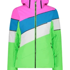 TROLLKIDS Winkel 47 CMP Ski-/snowboardjas Groen/meerkleurig