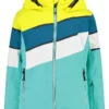 CMP Ski-/snowboardjas Mintgroen/geel