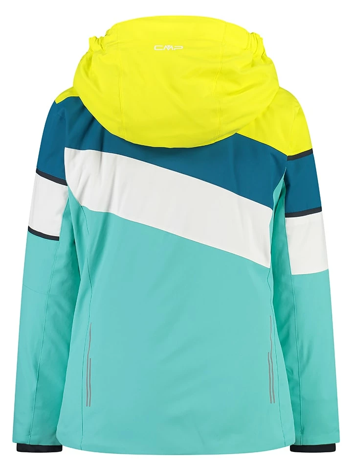 CMP Ski-/snowboardjas Mintgroen/geel 3 CMP Ski-/snowboardjas Mintgroen/geel - Afbeelding 3