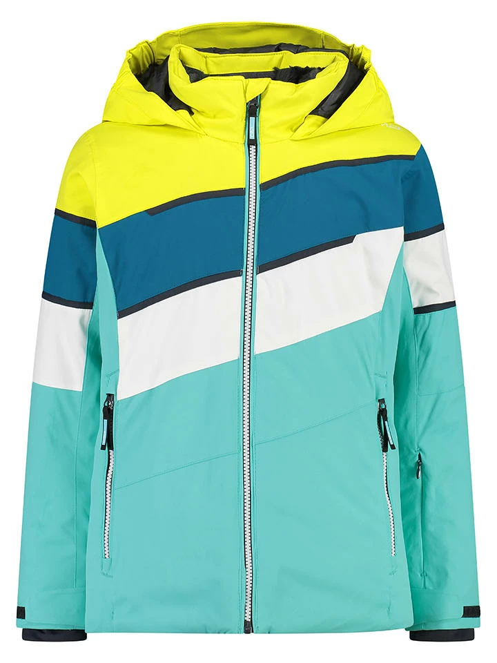 CMP Ski-/snowboardjas Mintgroen/geel 1 CMP Ski-/snowboardjas Mintgroen/geel