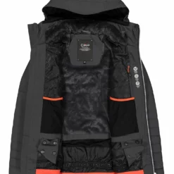 CMP Ski-/snowboardjas Oranje/antraciet 7 CMP Ski-/snowboardjas Oranje/antraciet -TROLLKIDS Winkel cmp ski snowboardjas oranje antraciet 3