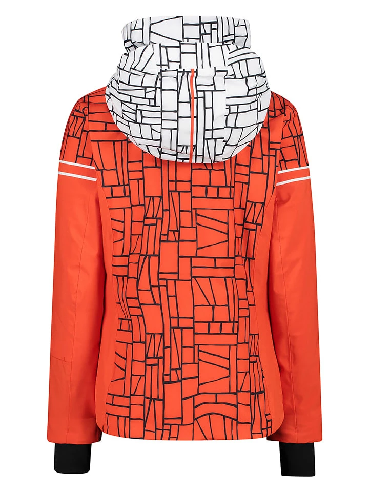 CMP Ski-/snowboardjas Oranje/wit 2 CMP Ski-/snowboardjas Oranje/wit - Afbeelding 2