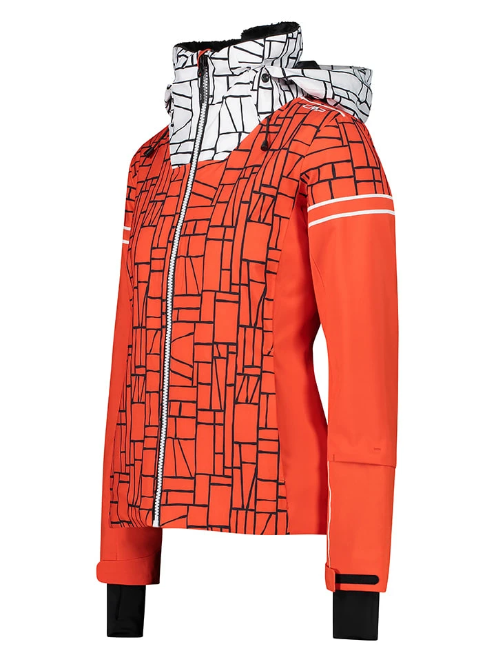 CMP Ski-/snowboardjas Oranje/wit 3 CMP Ski-/snowboardjas Oranje/wit - Afbeelding 3