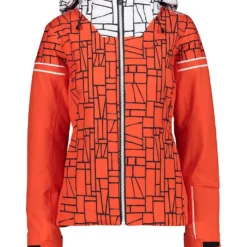CMP Ski-/snowboardjas Oranje/wit