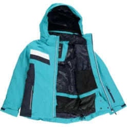 CMP Ski-/snowboardjas Turquoise -TROLLKIDS Winkel cmp ski snowboardjas turquoise 2