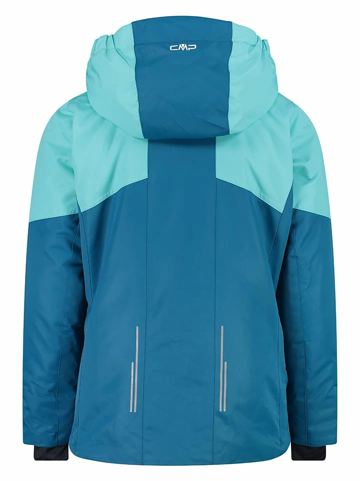 CMP Ski-/snowboardjas Turquoise/lichtblauw 2 CMP Ski-/snowboardjas Turquoise/lichtblauw - Afbeelding 2