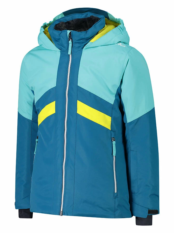 CMP Ski-/snowboardjas Turquoise/lichtblauw 3 CMP Ski-/snowboardjas Turquoise/lichtblauw - Afbeelding 3