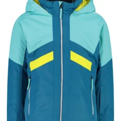 CMP Ski-/snowboardjas Turquoise/lichtblauw