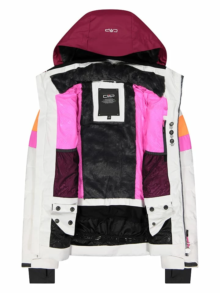CMP Ski-/snowboardjas Wit/meerkleurig 4 CMP Ski-/snowboardjas Wit/meerkleurig - Afbeelding 4